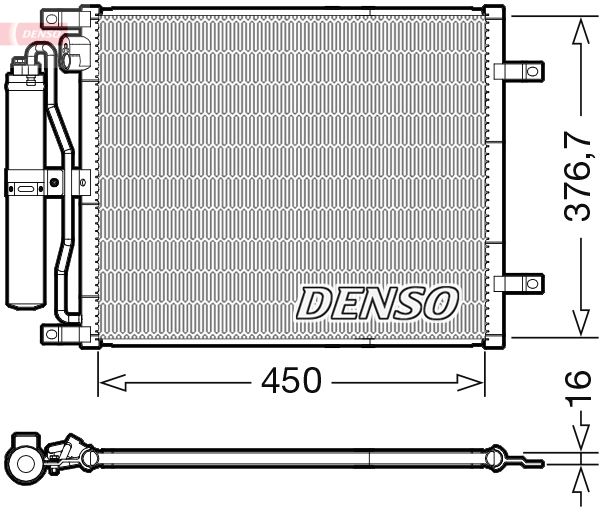 DENSO Kondenzator, klima-uređaj