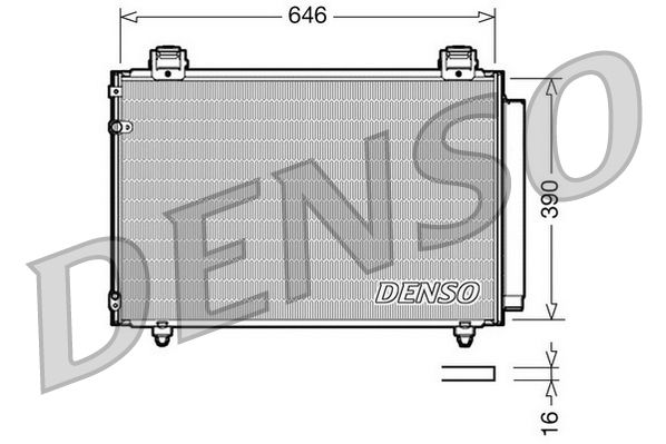 DENSO Kondenzator, klima-uređaj