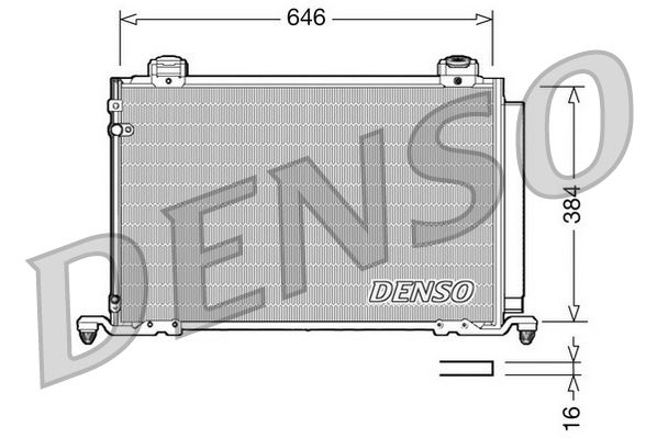 DENSO Kondenzator, klima-uređaj