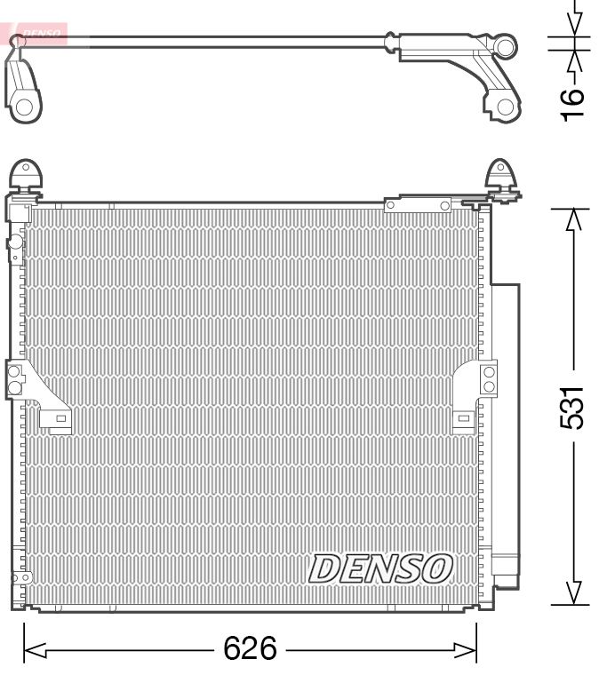DENSO Kondenzator, klima-uređaj