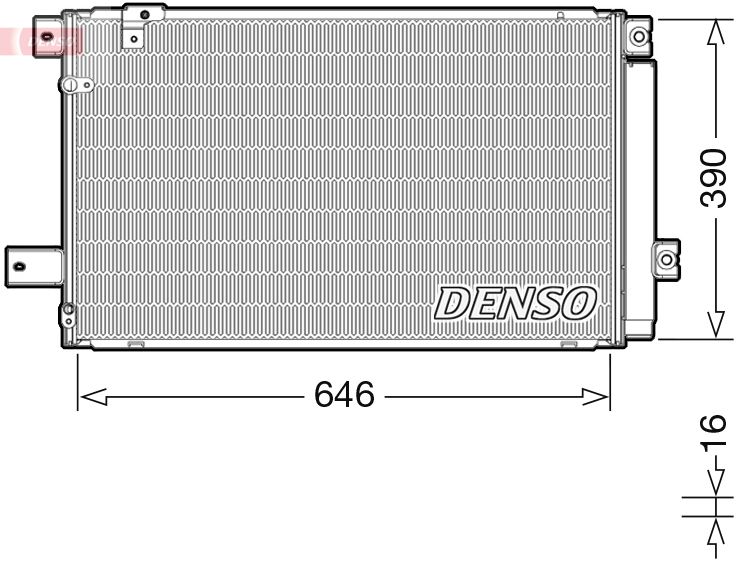 DENSO Kondenzator, klima-uređaj