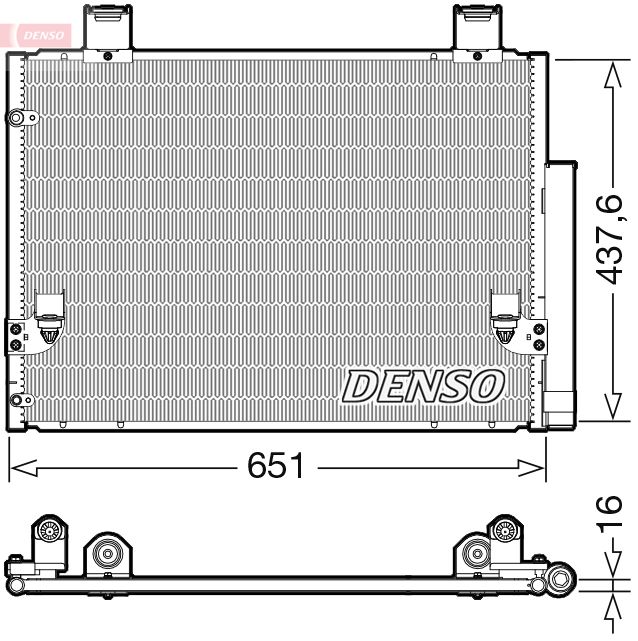 DENSO Kondenzator, klima-uređaj