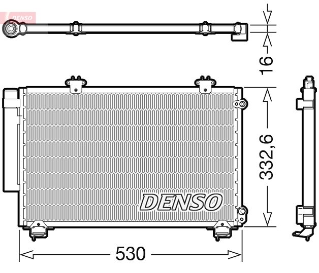 DENSO Kondenzator, klimauređaj