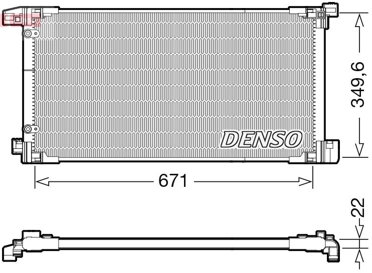 DENSO Kondenzator, klimauređaj