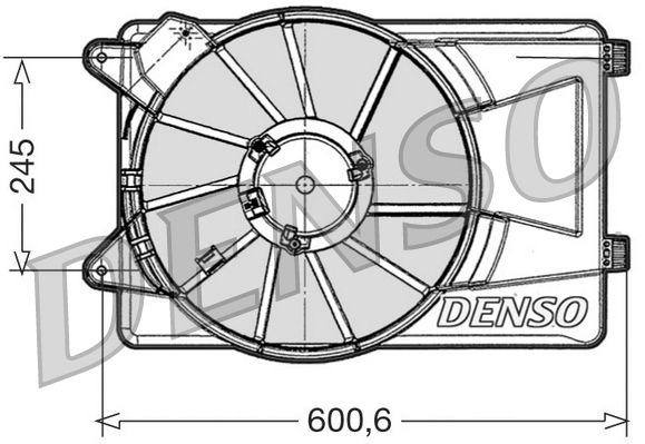 DENSO Ventilator, hlađenje motora