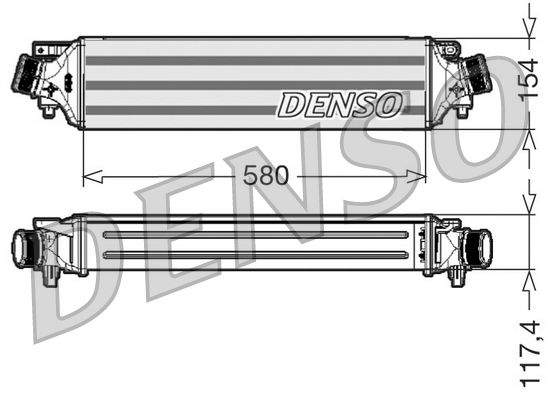 DENSO Hladnjak zraka punjenja