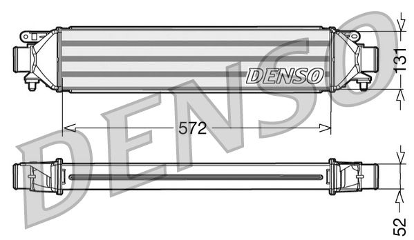 DENSO Hladnjak zraka punjenja