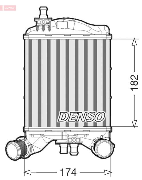 DENSO Hladnjak zraka punjenja
