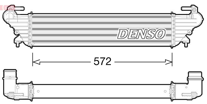 DENSO Hladnjak zraka punjenja