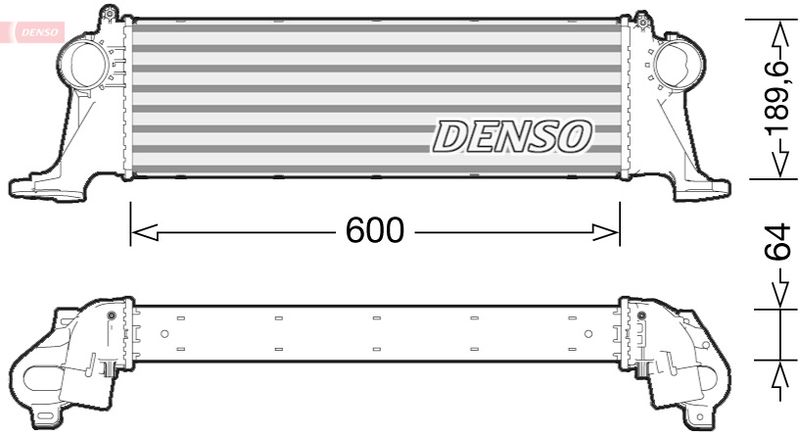 DENSO Hladnjak zraka punjenja