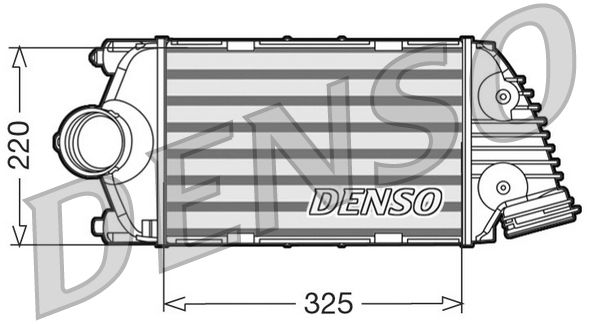 DENSO Hladnjak zraka punjenja