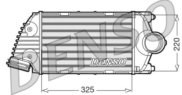 DENSO Hladnjak zraka punjenja