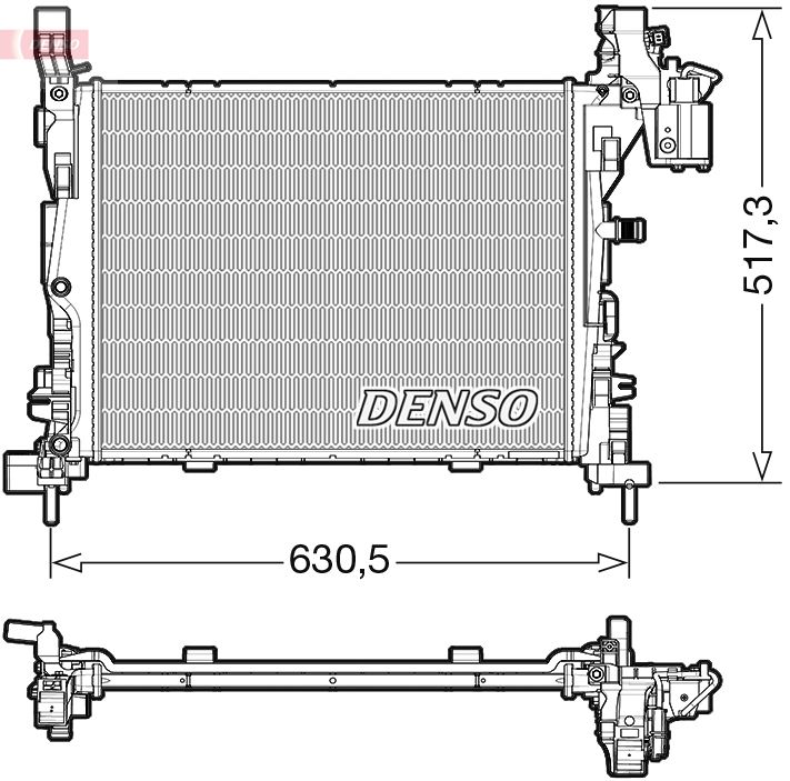 DENSO Hladnjak vode