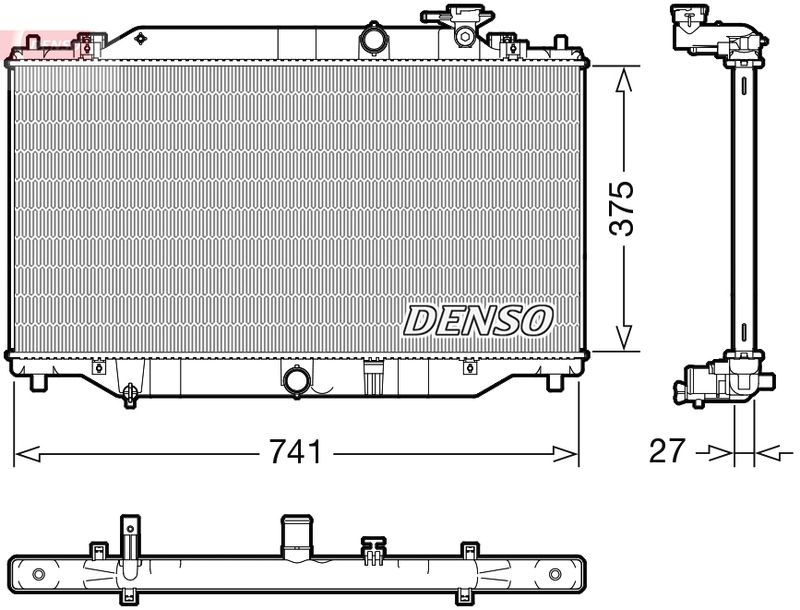 DENSO Hladnjak vode