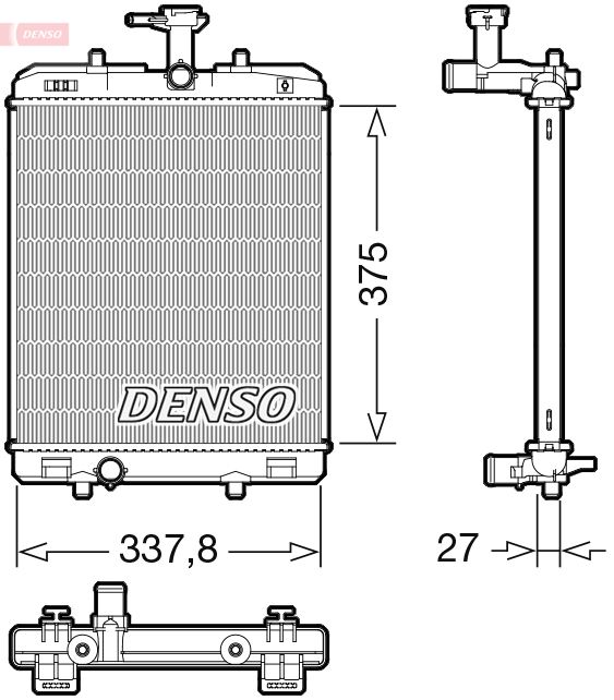 DENSO Hladnjak vode