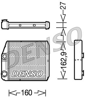 DENSO Izmjenjivač topline, grijanje unutrašnjeg prostora