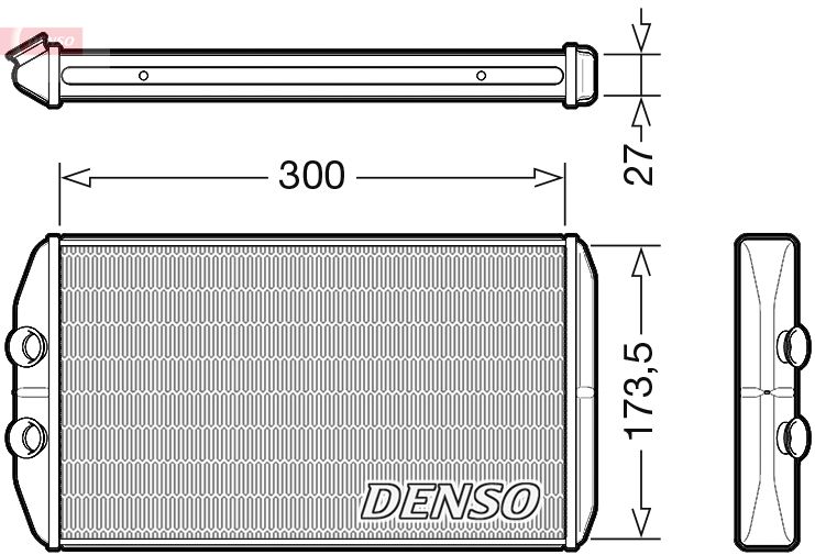 DENSO Izmjenjivač topline, grijanje unutrašnjosti