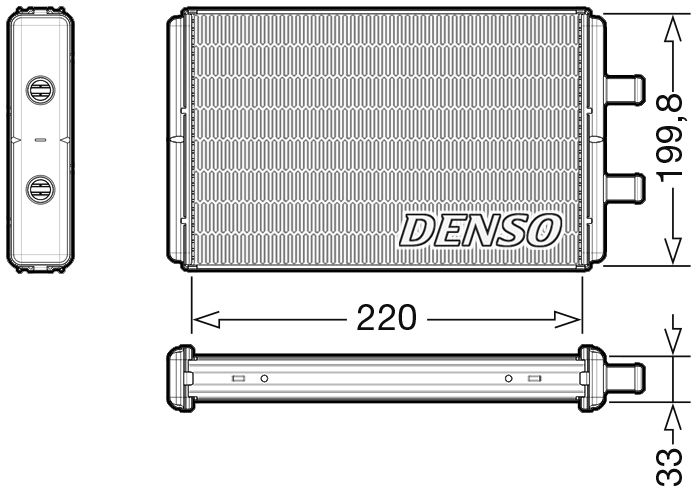 DENSO Izmjenjivač topline, grijanje unutrašnjosti