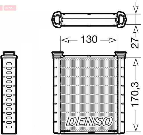 DENSO Izmjenjivač topline, grijanje unutrašnjosti