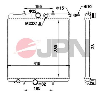 JPN Hladnjak, hlađenje motora