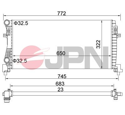 JPN Hladnjak, hlađenje motora