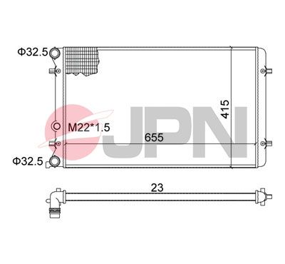 JPN Hladnjak, hlađenje motora