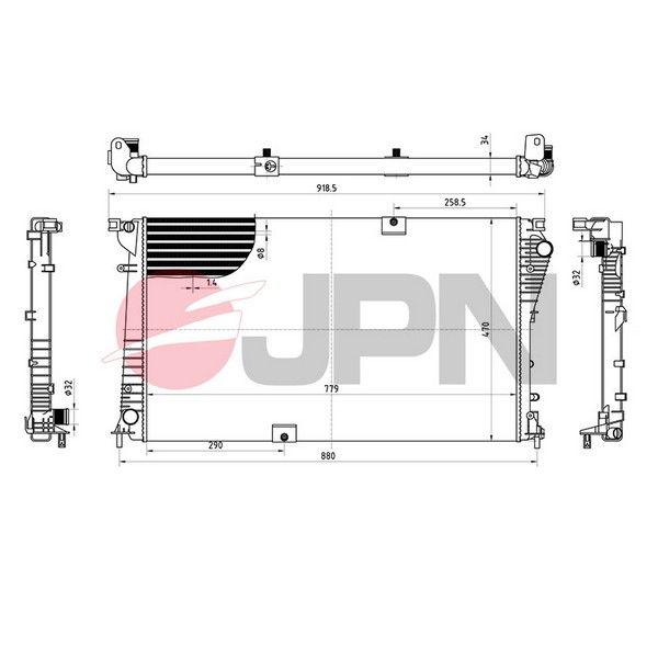 JPN Hladnjak, hlađenje motora