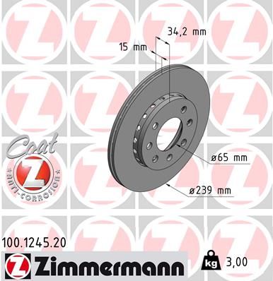 ZIMMERMANN Disk ploča