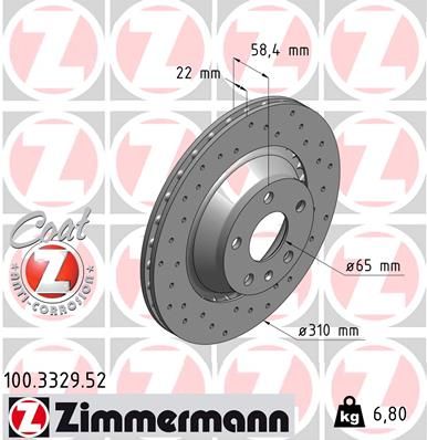 ZIMMERMANN Disk ploča