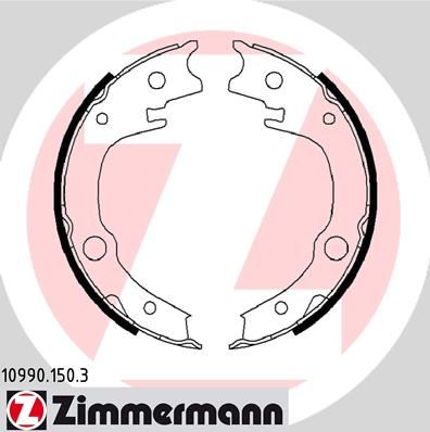 ZIMMERMANN Komplet kočionih papuča, parkirna kočnica