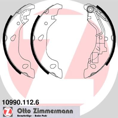 ZIMMERMANN Komplet kočionih papuča
