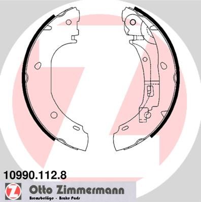 ZIMMERMANN Komplet kočionih papuča