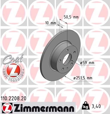 ZIMMERMANN Disk ploča