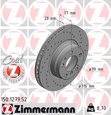 ZIMMERMANN Disk ploča