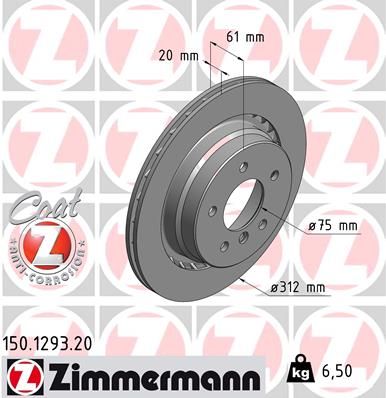 ZIMMERMANN Disk ploča - desna