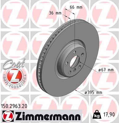 ZIMMERMANN Kočni disk