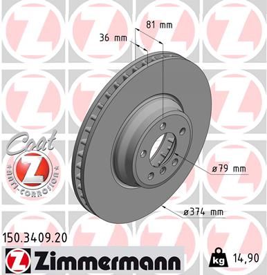 ZIMMERMANN Disk ploča