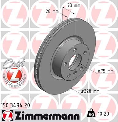 ZIMMERMANN Disk ploča