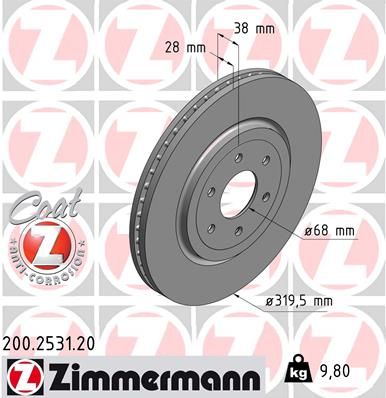 ZIMMERMANN Disk ploča