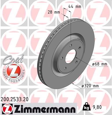 ZIMMERMANN Disk ploča