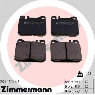 ZIMMERMANN Disk pločice