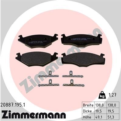 ZIMMERMANN Disk pločice