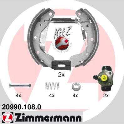 ZIMMERMANN Komplet kočionih papuča