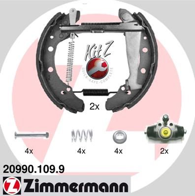 ZIMMERMANN Komplet kočionih papuča
