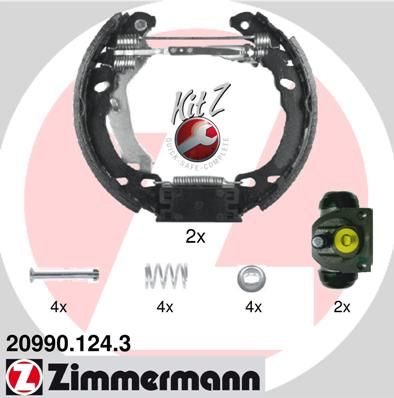 ZIMMERMANN Komplet kočionih papuča