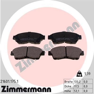 ZIMMERMANN Disk pločice