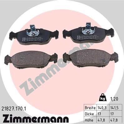 ZIMMERMANN Disk pločice