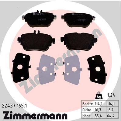 ZIMMERMANN Disk pločice