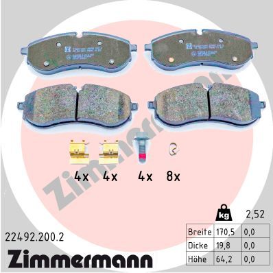 ZIMMERMANN Disk pločice