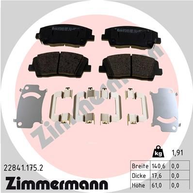 ZIMMERMANN Disk pločice